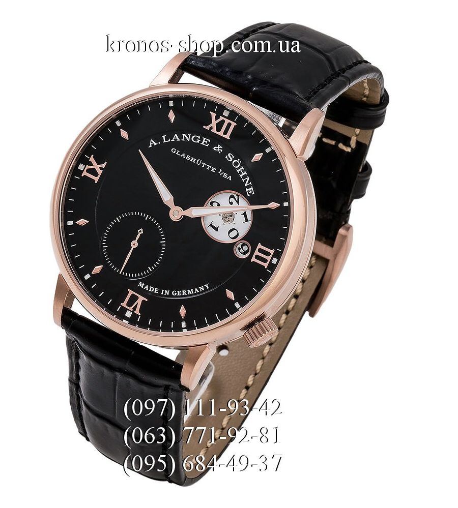 A. Lange Sohne Saxonia Automatic Black Gold Black Kronos
