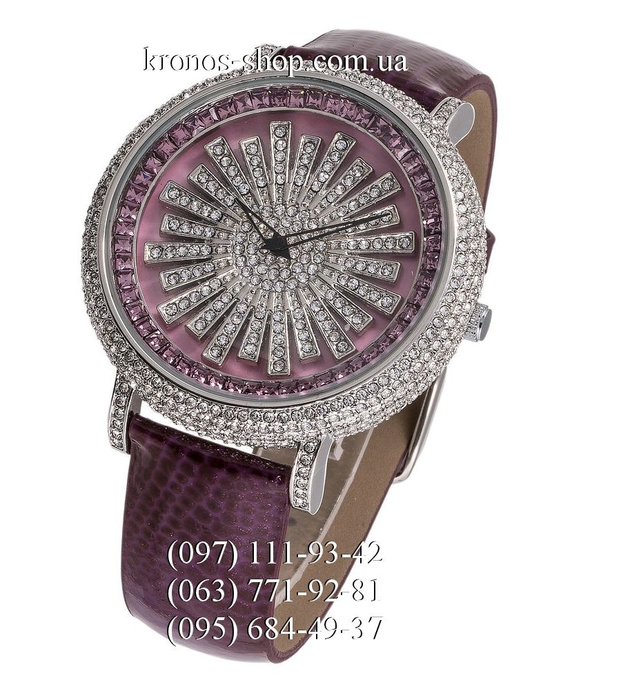 Chopard Full Pave s5268 Purple Silver Pink Kronos