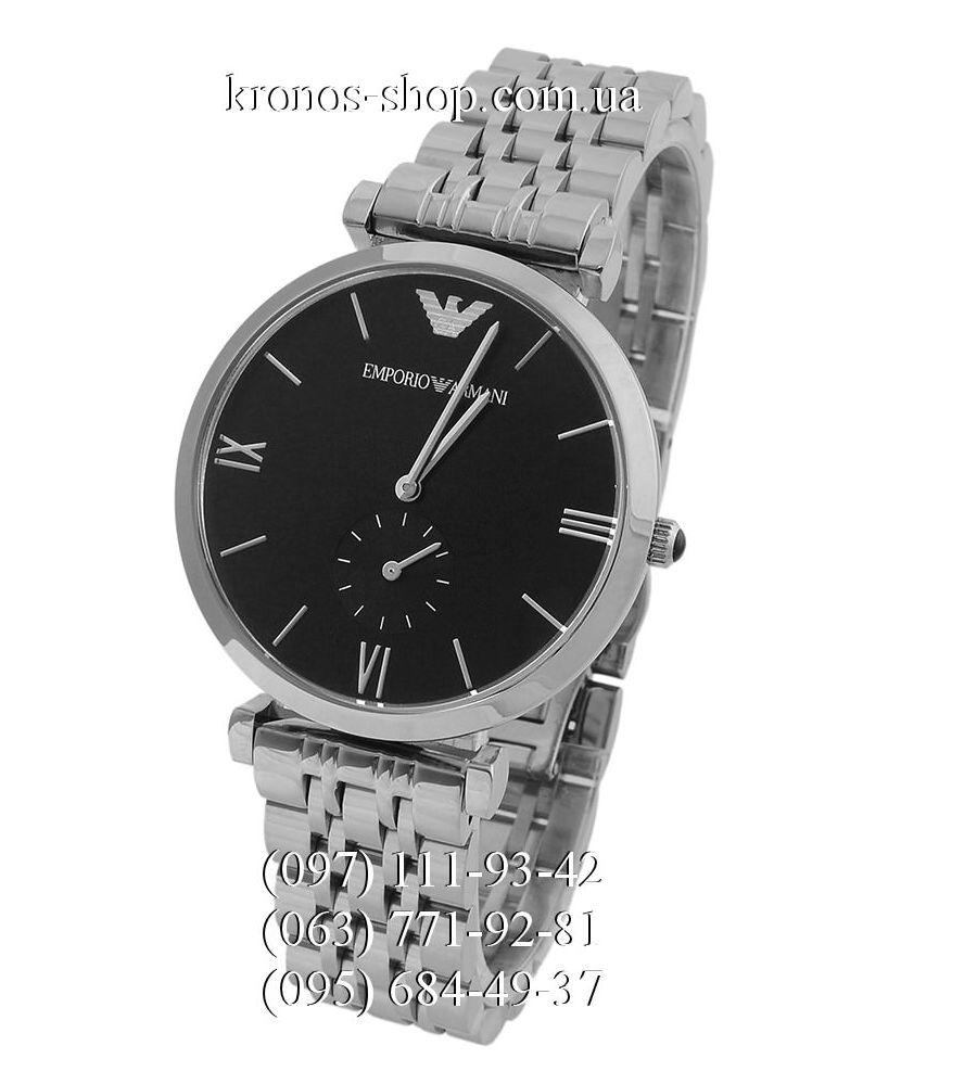 Emporio Armani AR1676 Silver Black