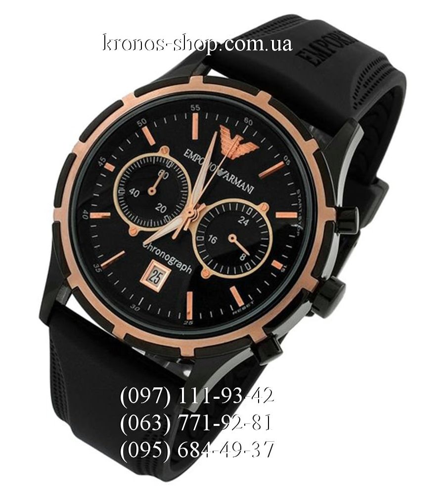 Emporio Armani AR0584 All Black Gold