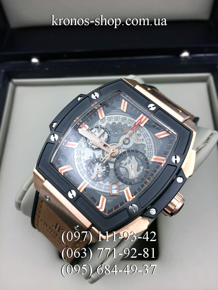 Hublot Spirit of Big Bang Brown Gold Black Black Kronos