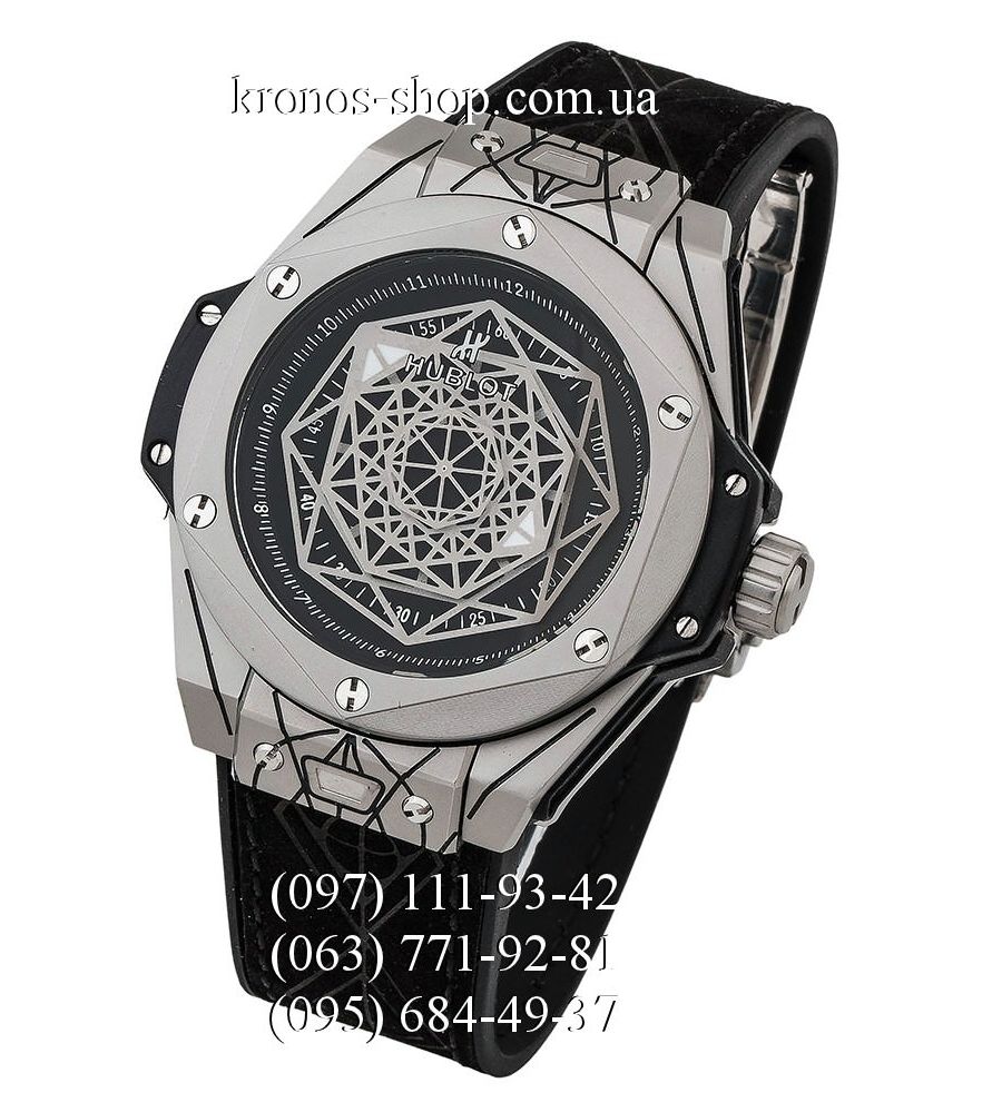 Hublot Big Bang Sang Bleu Black Silver Kronos