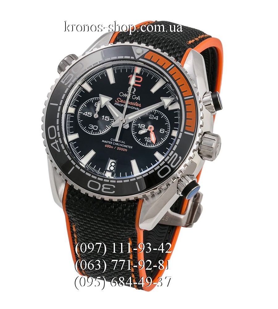 omega seamaster black orange