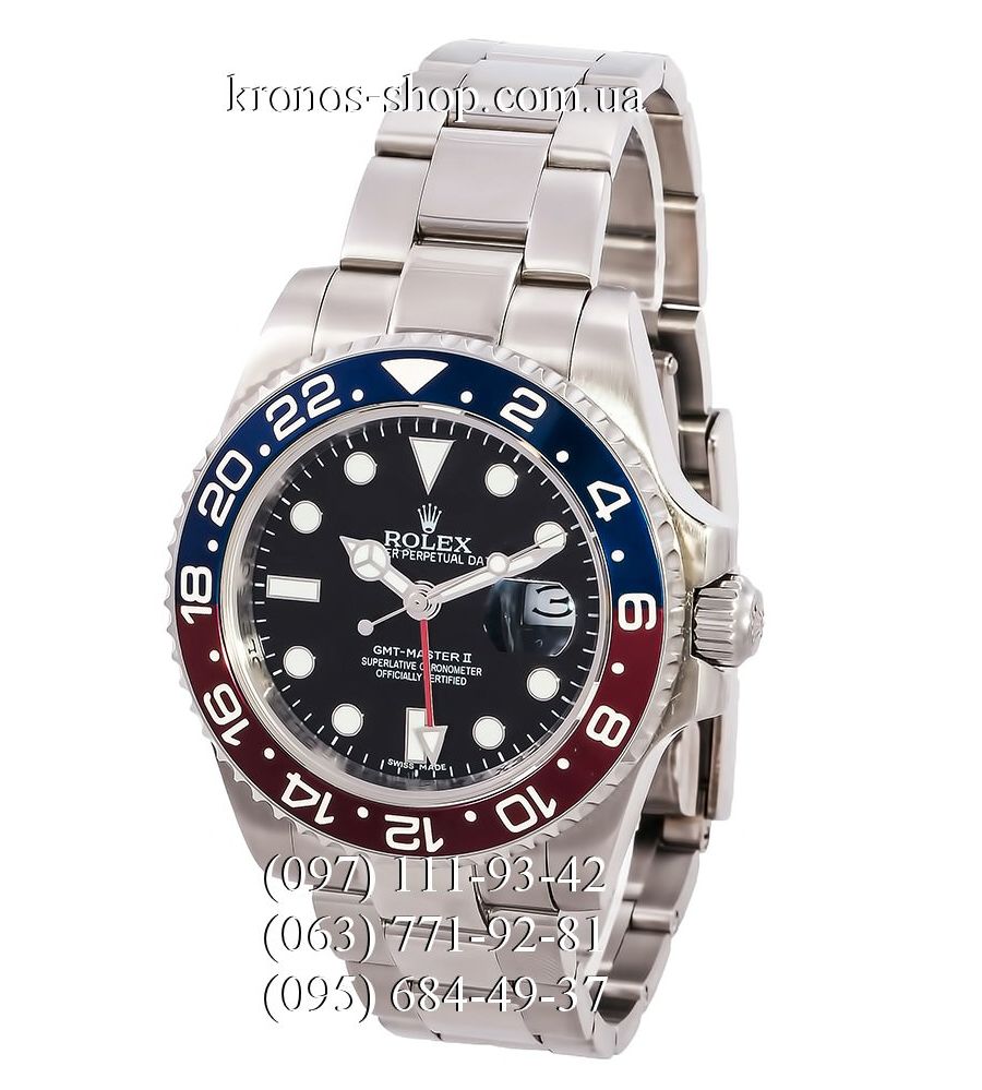 rolex pepsi black red