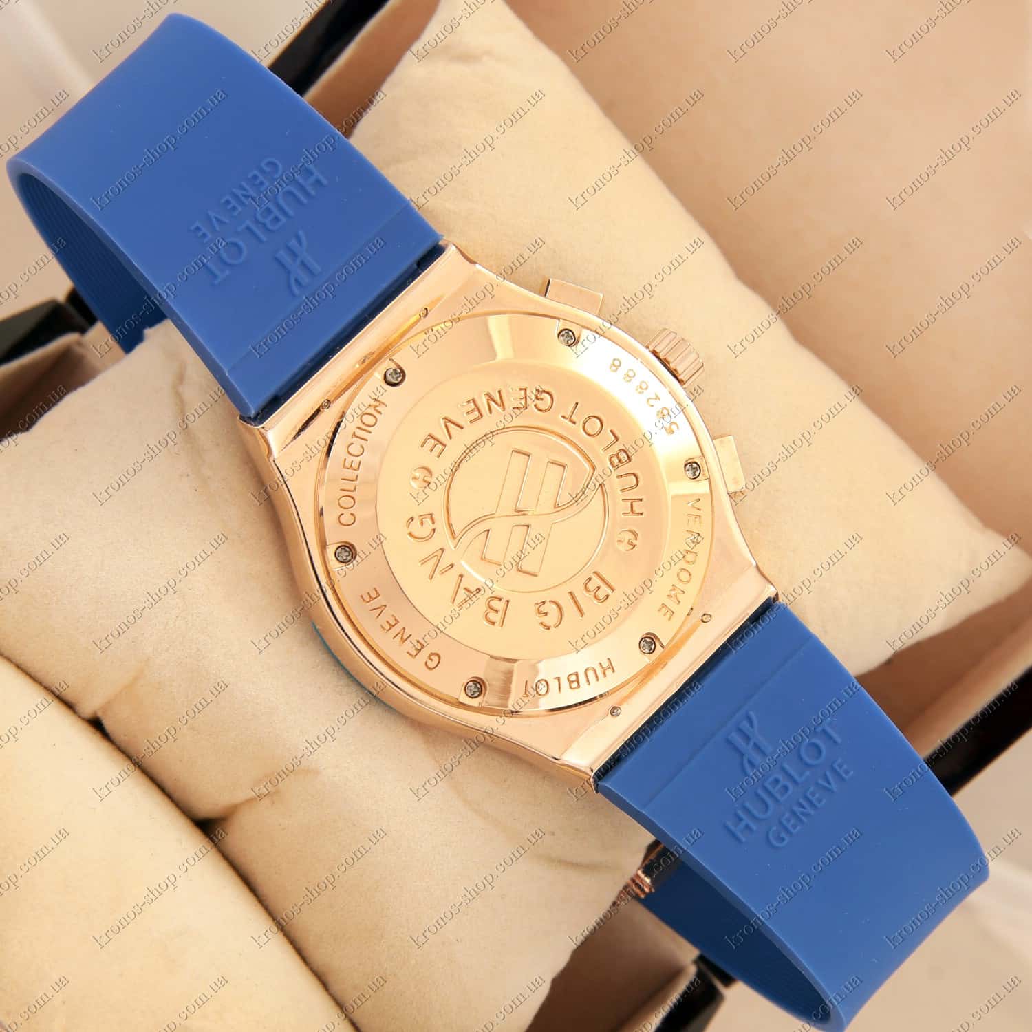 Hublot Classic Fusion Automatic Dayphase Blue Gold Black Blue Kronos