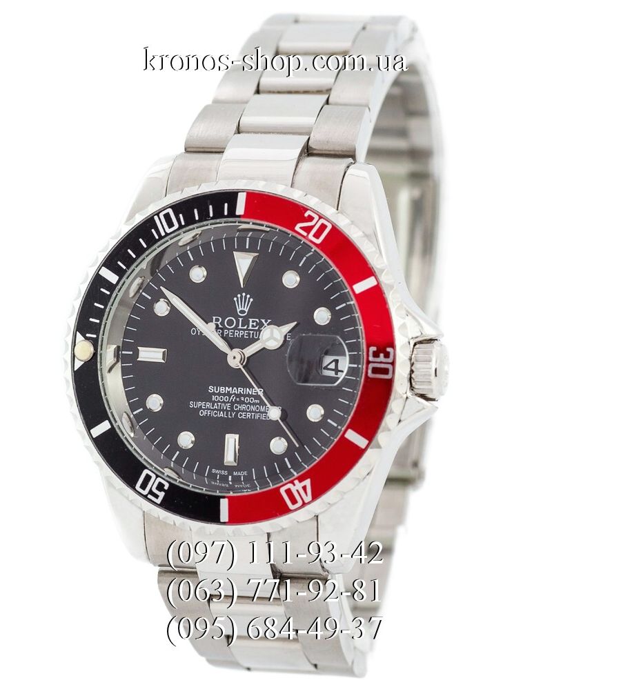 rolex submariner black red